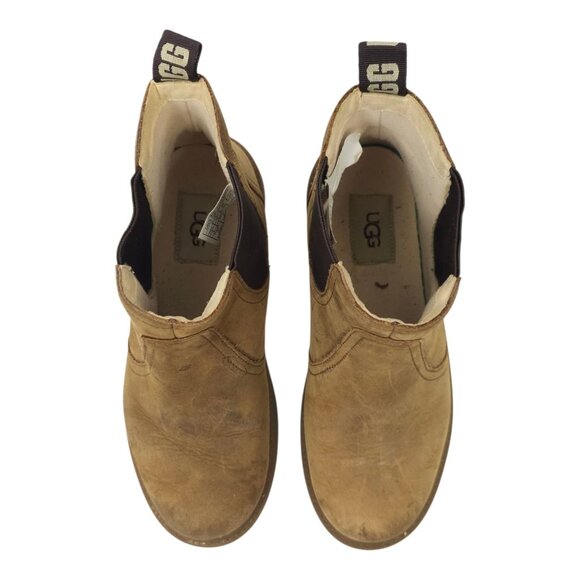 UGG Bolden Ankle Boots Big Kids US 5 UK 4 EU 37 Nubuck Distressed Weatherproof - Picture 10 of 16